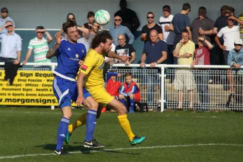 Billericays Rob Swaine (L) and Enfields Harry Ottaway76