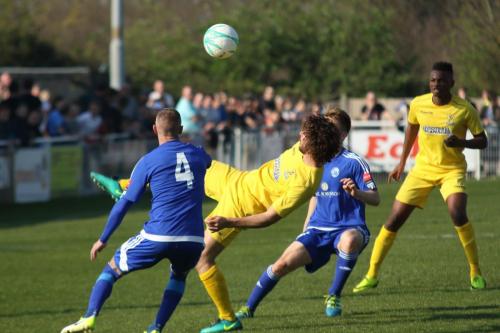 Enfields Harry Ottaway hooks the ball past Paul Konchesky (4)