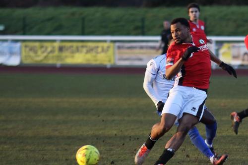 Burgess Hills Cheick Toure clears
