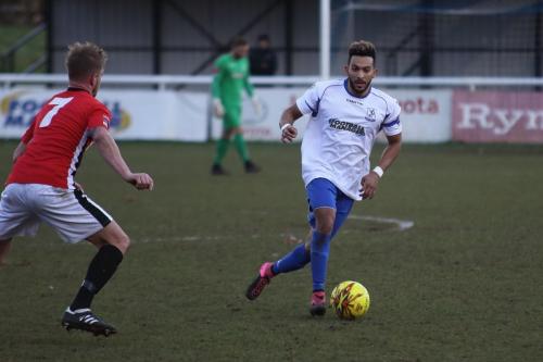 Burgess Hills Toby Pointing (L) and Enfields Tyler Campbell