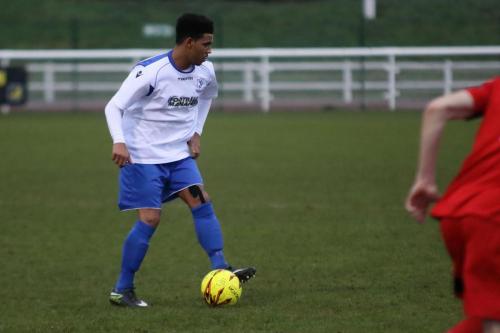 Nathan Livings (Enfield) who was sent off shortly before half time