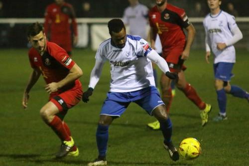 Sudburys Adamn Tann (L) and Enfields Bobby Devyne