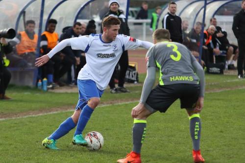 Enfields Billy Crook (L) and Havants Rory Williams361