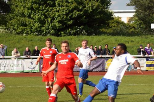 Bobby Devyne volleys home Enfields equalising goal