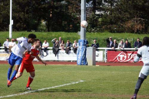 Enfields Dernell Wynter heads narrowly wide