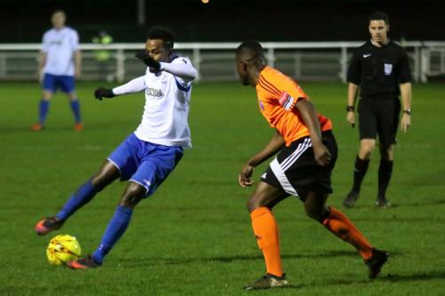 Enfields Bobby Devyne (L) and Billericays Abs Seymour416