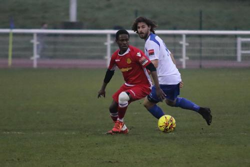 Mersthans Kershaney Samules (L) and Enfields Harry Ottawa