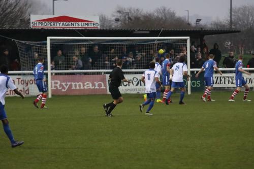 Billy Crooks shot gives Enfield the lead in the second minute