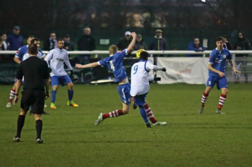 Enfields Bobby Devyne shoots from distance