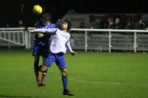 Needhams Joe Whight (L) and Enfields Harry Ottaway