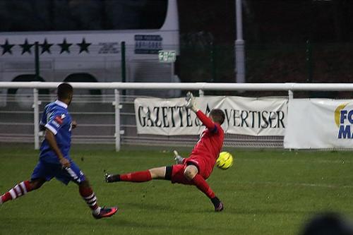 Reece Dobson puts Needham 2-1 up