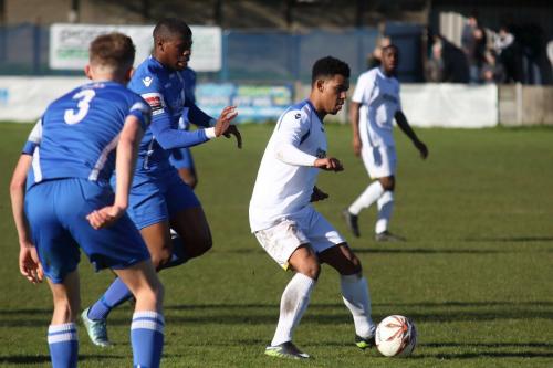 Enfields Nathan Livings (R) challenged by Etienne Kabobola