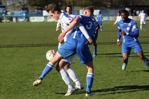 Grays Joe Payne (3) and Enfields Mickey Parcell