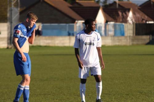 Grays Joe Payne (L) and Enfields Trey Williams