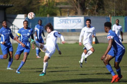 Harry Ottaway plays the ball forwards