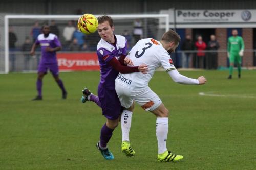 Enfields Mickey Parcell (L) and Havants Rory Williams772
