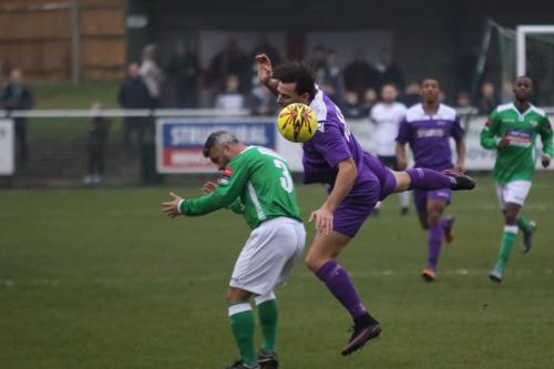Leatherheads Danny Murphy (L) and Enfields Harry Ottaway865