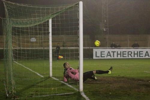 Leatherheads Louie Smith saves Ricky Gabriels header
