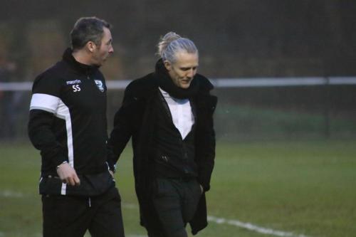 Leatherheads management team Steve Sallis (L) and Jimmy Bullard