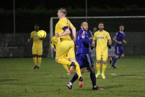 Enfields Mark Kirby chests the ball down
