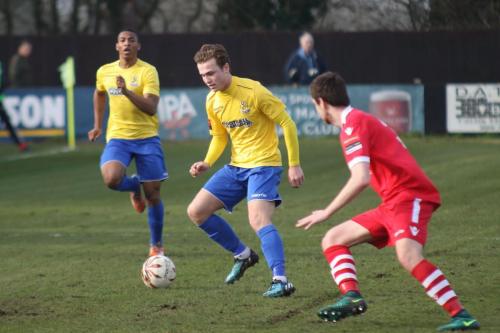 Enfields Mickey Parcell (centre) and Jonathan Muleba and Needhams Daryl Coakley