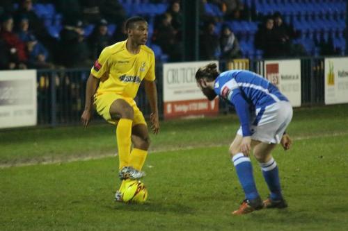 Enfields Jonathan Muleba (L) and Angels Jack Parter934