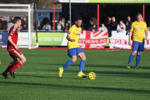 Enfields Scott Shulton who scored the opening goal