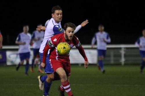 Enfields Liam Hope (white) and Tonbridges Jack Parter32