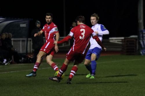 Tonbridges Jack Parter (3) and Joe Turner and Enfields Mickey Parcell