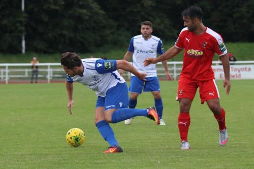 Enfields Drew Roberts (L) and Folkestones Kieron McCann52