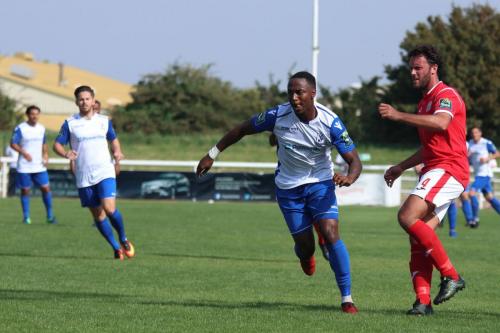 Enfields Ryan Blake and Harlows James Baker (red)