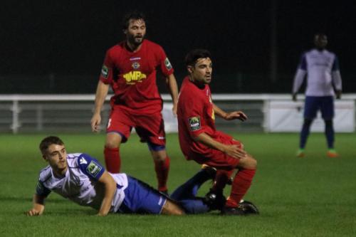 Enfields Dan Rumens and Hertfords Joe OBrien and Matthew Thomson (R)