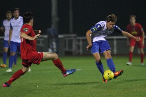 Hertfords Ricky Light (L) and Enfields George Beattie73