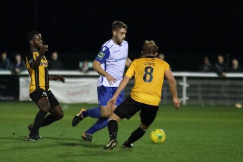 Enfields Dan Rumens and Maidstones Stuart Lewis and Zavon Hines