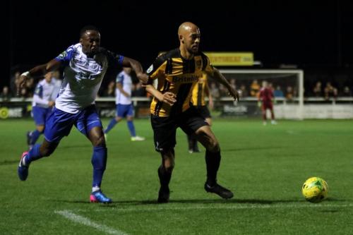 Enfields Ryan Blake (L) and Maidstones Alex Finney83