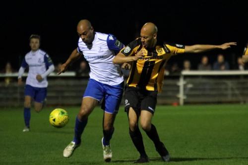 Enfields Simon Thomas (L) and Maidstones Alex Finney85