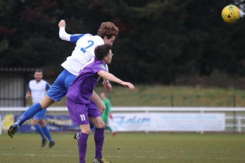 Enfields Mickey Parcell (white) and Tootings Dan Clements