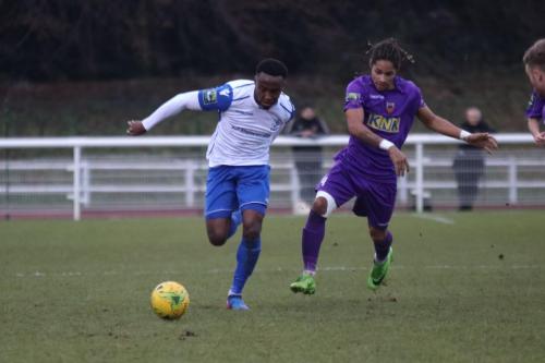 Enfields Ryan Blake (L) and Tootings Dominic Morgan-Griffiths46