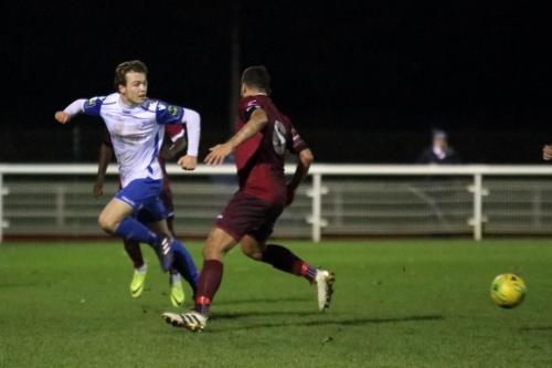 Enfields Mickey Parcell (L) and Wingates Ahmet Rifat