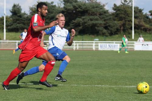 Harrows Howard Hall (L) and Enfields Ryan Blackman