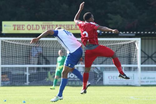 Harrows Shaun Preddie (R) and Enfields Simon Thomas