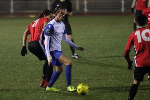 Burgess Hills Che Krabbendam (L) and Enfields Sam Youngs