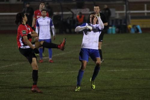 Burgess Hills Che Krabbendam (L) and Enfields Sam Youngs54