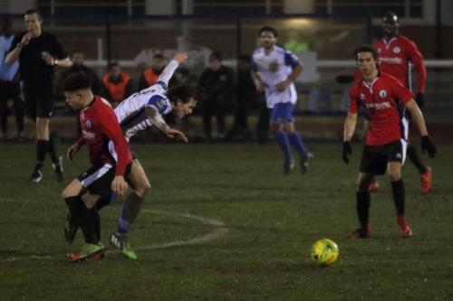 Burgess Hills Joey Taylor (L) and Che Krabbendam and Enfields Mickey Parcell