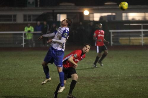 Enfields Liam Hope (L) and Burgess Hills Sam Fisk