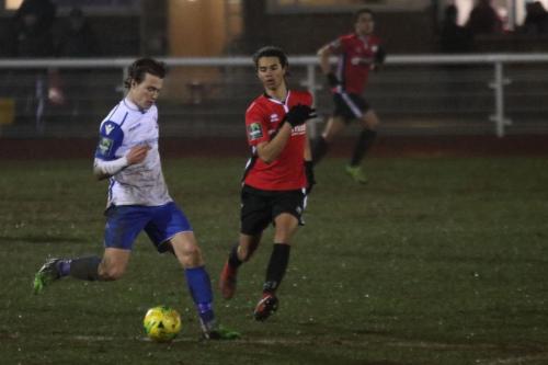 Enfields Mickey Parcell (L) and Burgess Hills Che Krabbendam