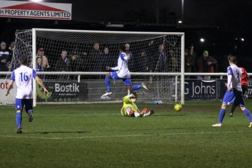 Ryan Blake puts Enfield 3-0 up