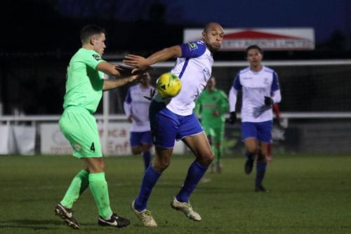 Dorkings David Ray (L) and Enfields Simon Thomas71