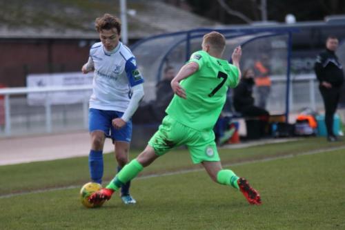 Dorkings Sam Beard (7) and Enfields Mickey Parcell67