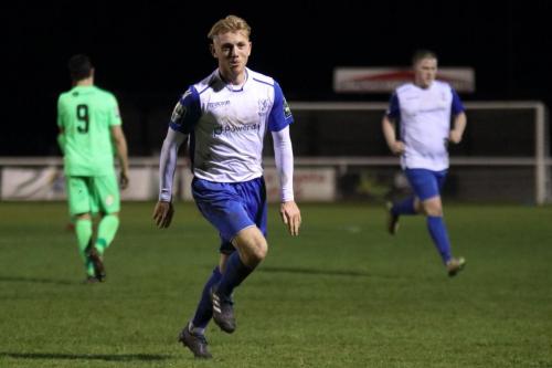 Ryan Blackman celebrates the winning goal